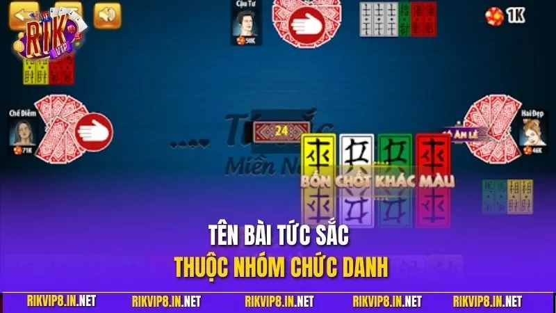 Tên bài tức sắc thuộc nhóm chức danh